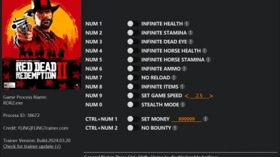 Red Dead Redemption 2 "Трейнер +12"